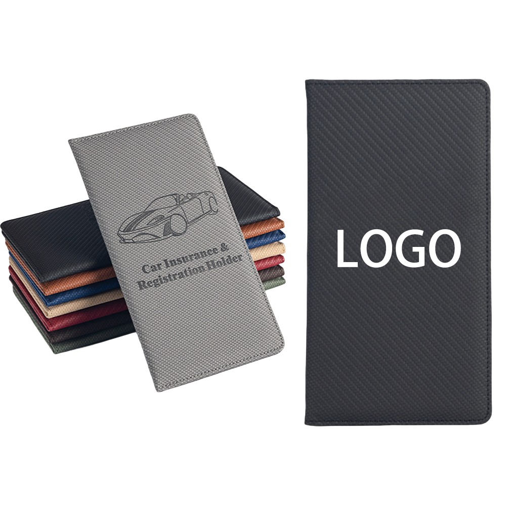 Car Registration And Insurance Holder with Logo