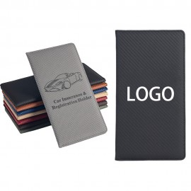 Car Registration And Insurance Holder with Logo