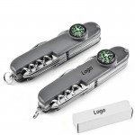 Multi-Function Tool Pocket Knife with Compass with Logo