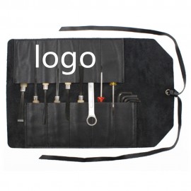 Foldable Portable Leather Tool Kit with Logo