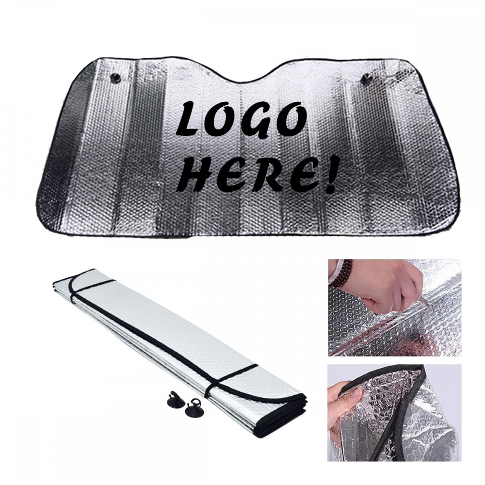 Foldable Car Sunshade with Logo