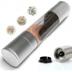 2 in 1 Pepper Grinder Refillable with Logo