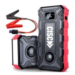 Promotional Portable Emergency battery booster 16000mAh Car Jump Starter with 1000A peak.