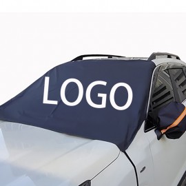 51" Magnetic Car Snow Shield/Windshield Cover with Logo