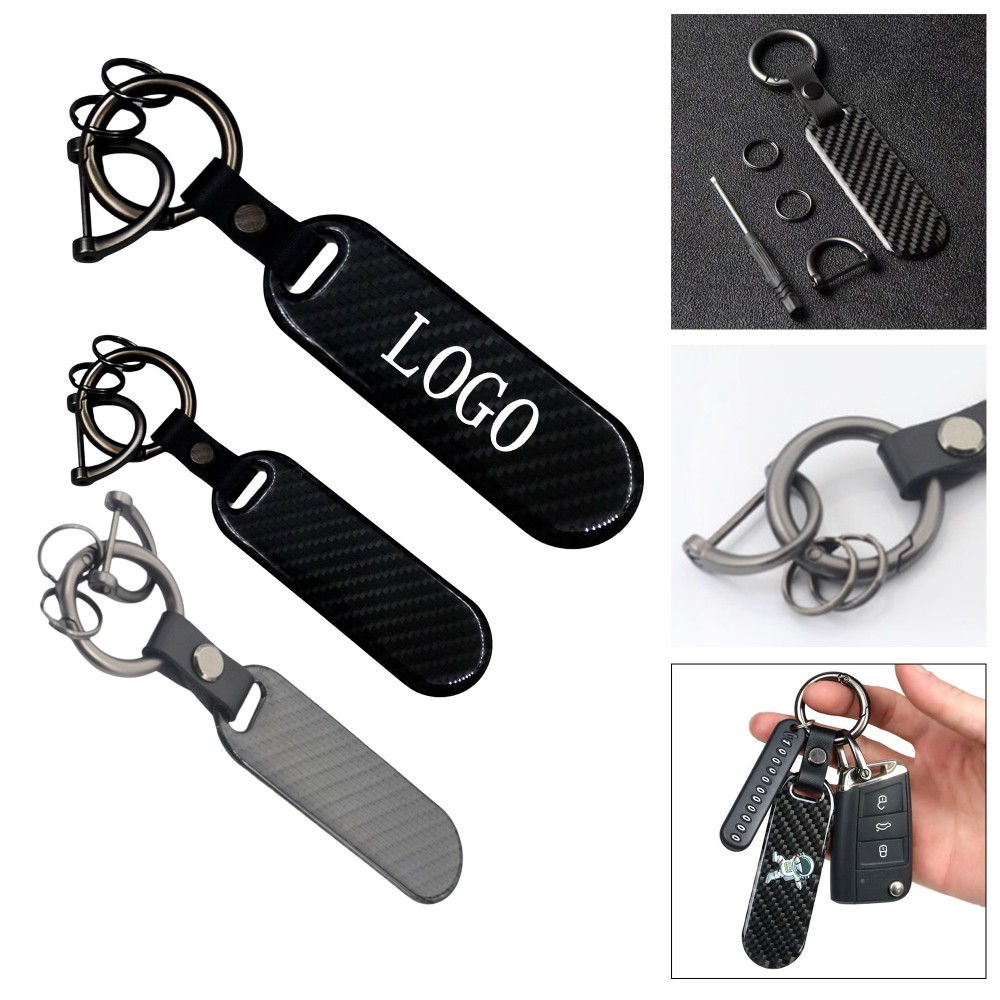 Promotional Carbon Fiber Car Key Pendant
