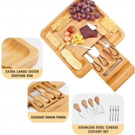 Bamboo Cheese Set with Logo