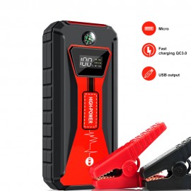 Portable Emergency battery booster Emergency 1500A Peak jump starter 15800mAh battery charger. with Logo