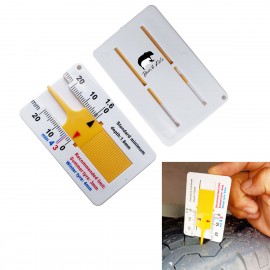Tire Tread Depth Measuring Gauge with Logo  Tire Tread Depth Measuring Gauge with Logo