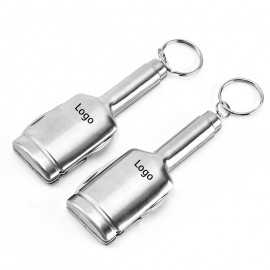 Bottle Shape Multi-Function Tool Pocket Knife with Key Ring with Logo