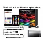 LED Car Strip Lights with 2 Lines Waterproof Design, 48 LEDs App Control Car Light Kit with Logo