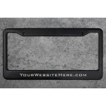 Custom Black Metal License Plate Frames
