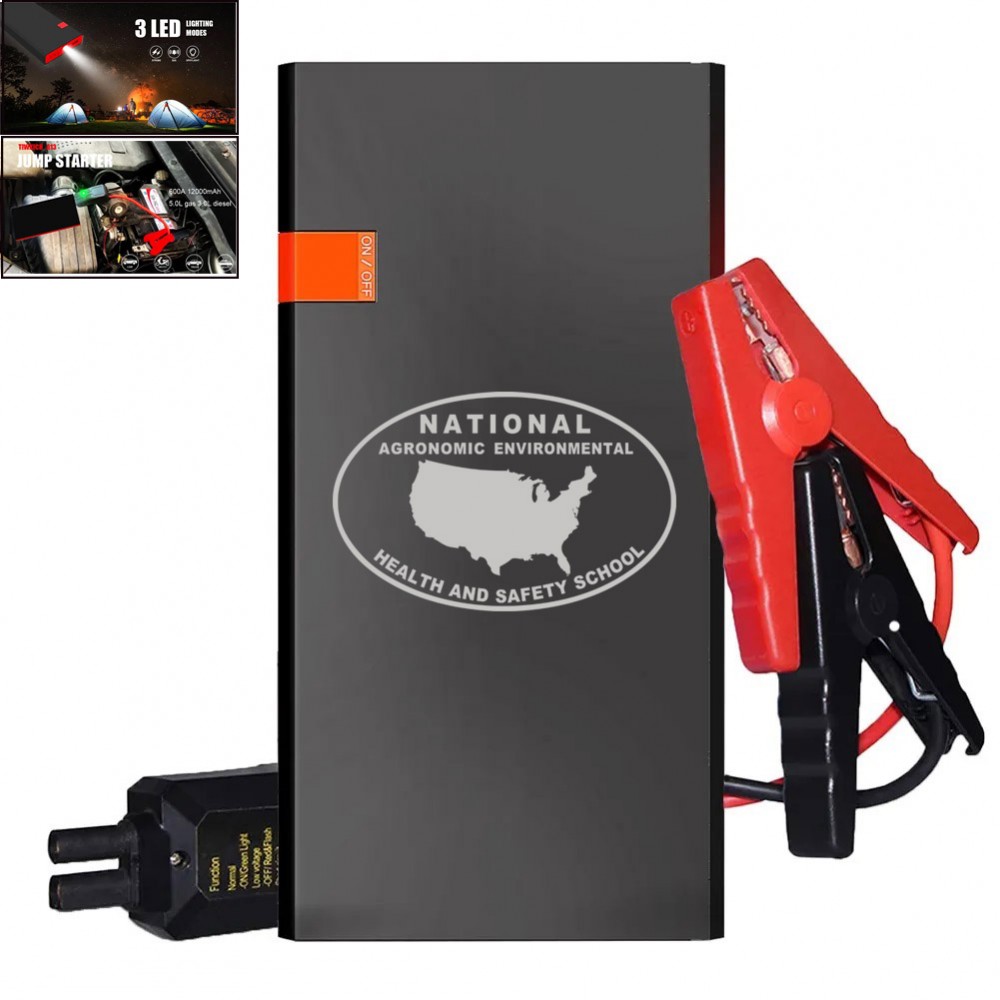 Custom Hot Vehicle Booster Emergency battery booster Car Jump Starter - 12000mAh Custom Hot Vehicle Booster Emergency battery booster Car Jump Starter - 12000mAh