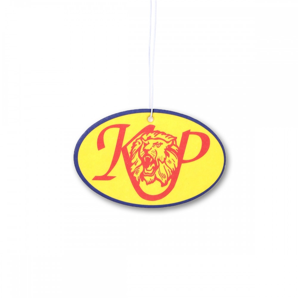 Oval Shape Air Freshener with Logo