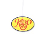 Oval Shape Air Freshener with Logo