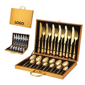Promotional 24Pcs Stainless Steel Utensil Set  Promotional 24Pcs Stainless Steel Utensil Set
