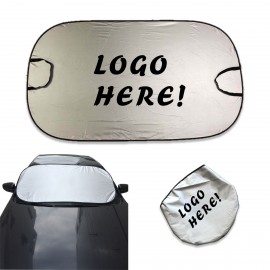 Logo Branded Custom Single Panel Auto Sun Shade