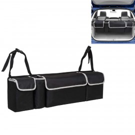 Large Car Trunk Organizer and Storage with Logo
