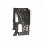 12-in-1 Stainless Steel Multi Tool Card with Logo