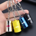 Metal Fuel Barrel Key Holder with Logo