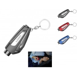 Custom 2-in-1 Seatbelt Cutter & Window Breaker Keychain
