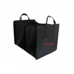 2 Compartments Folding Car Organizer with Logo