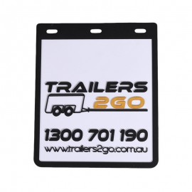 Custom Mud Flap Splash Guard With 3D Logo with Logo