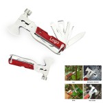 Emergency Camping Gear Hammer Multitool with Logo
