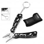 Logo Branded Stainless Steel Folding Pliers Multi-Tool with Key Ring
