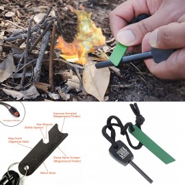 Emergency Magnesium Fire Starter Camping Kit with Logo
