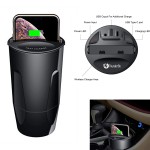 Custom Printed Wireless Car Fast Charger Cup Holder