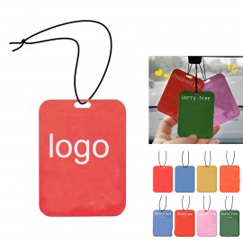 Ractangle Car Perfume Air Freshener with Logo