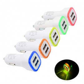 Dual Port Car Charger/Car Adapter Custom Printed