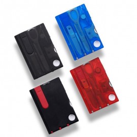 Portable Multi-Functional Metal Tool Card with Logo