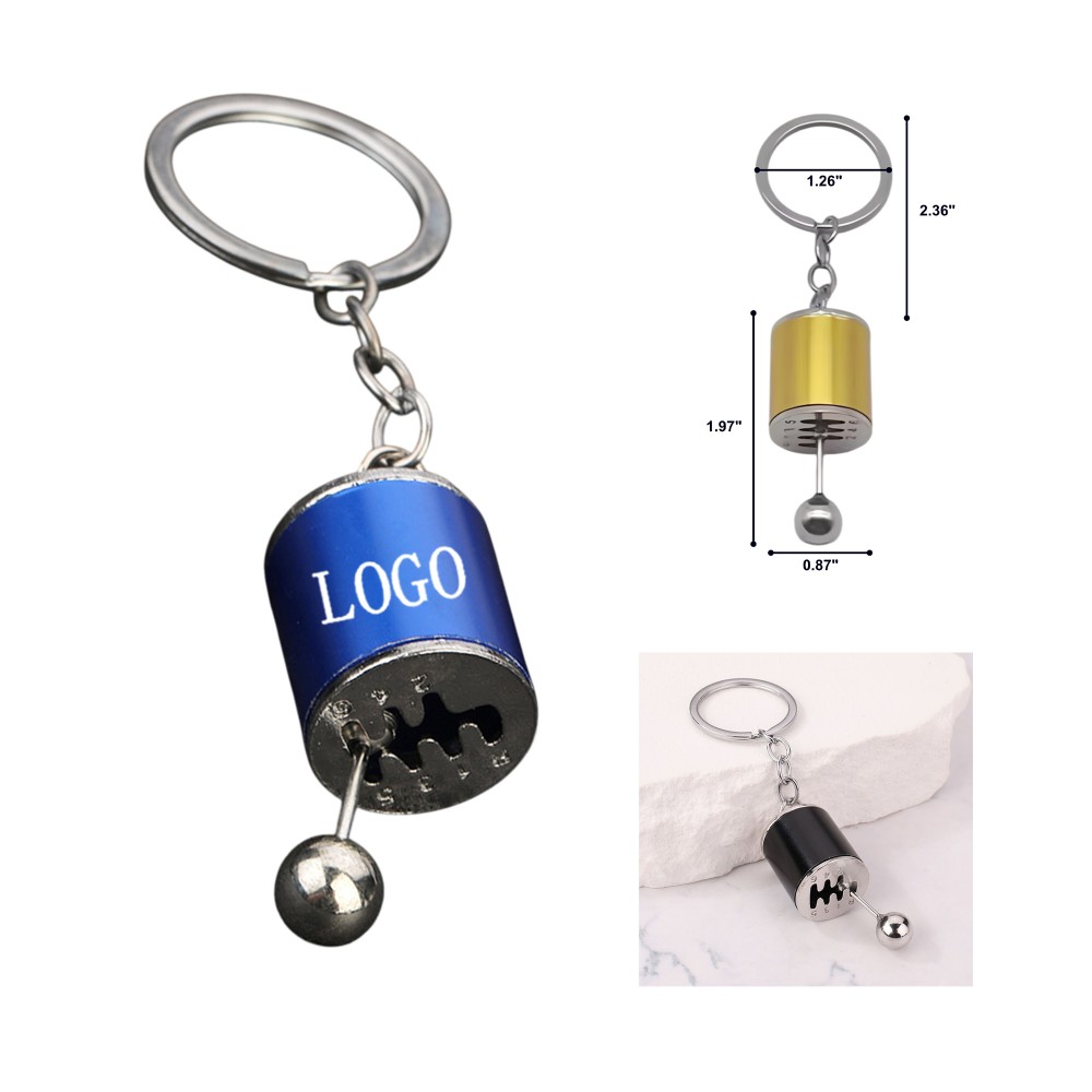 Mini Motorcycle Helmet Keyring with Logo
