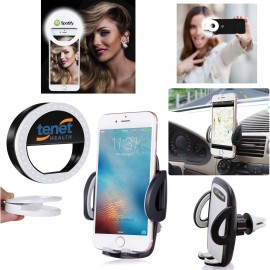 iBank(R) Car Phone Holder for iPhone XS/XS MAX/XR/X/8/8Plus/7/7Plus/6s, Galaxy S7/S8/S9 & More Custom Imprinted