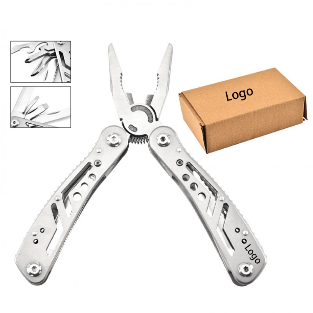 Personalized Stainless Steel Multi-Function Tool Folding Pliers