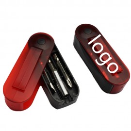 Foldable 8-in-1 Screwdriver Tool Kit with Logo  Foldable 8-in-1 Screwdriver Tool Kit with Logo