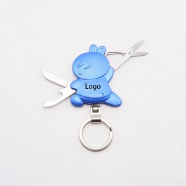 Customized Cartoon Rabbit Multifunction Key Chain Pocket Knife  Customized Cartoon Rabbit Multifunction Key Chain Pocket Knife
