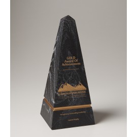 Small Obelisk Award - 7.5" with Logo
