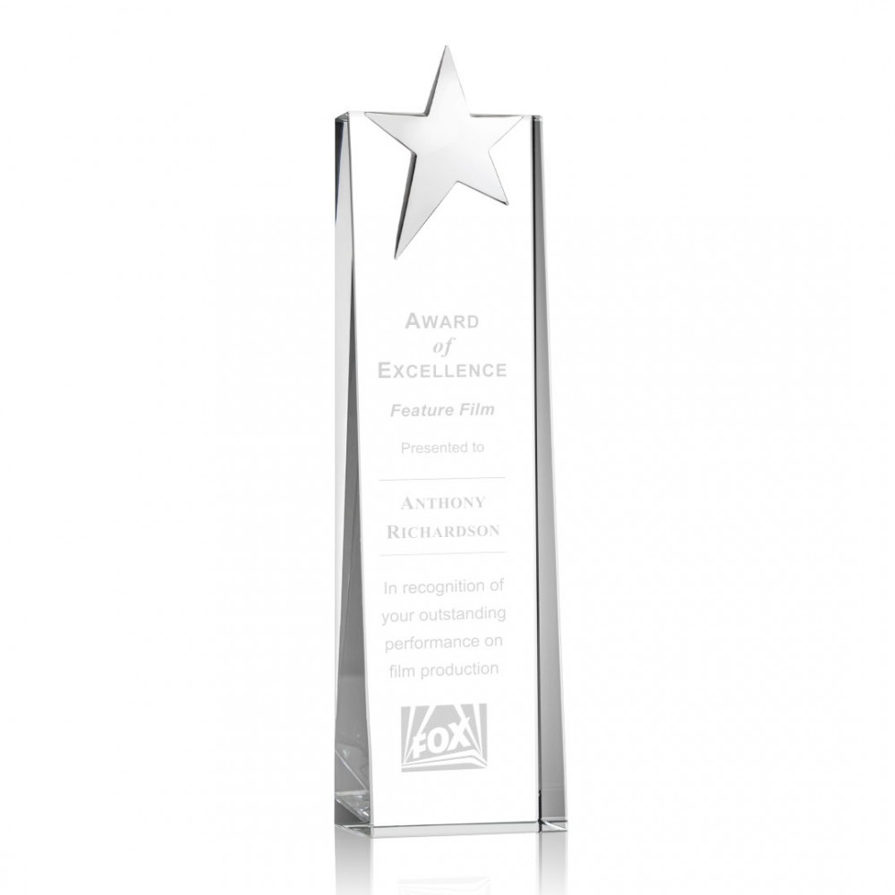 Fanshaw Star Award - Optical 10" with Logo