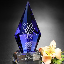 Personalized Azurite Award 6-3/4"  Personalized Azurite Award 6-3/4"