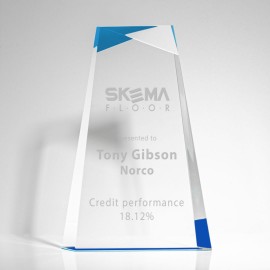 Promotional Blue Topaz Award - Acrylic 9"