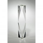 Logo Imprinted Monarch Glass Award - 12 "