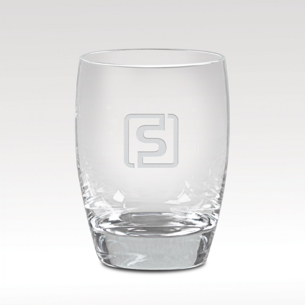 Italian Crystal Rocks Glass with Logo Italian Crystal Rocks Glass with Logo