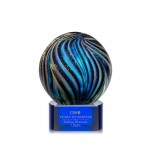 Malton Award on Paragon Blue - 3-1/8" Diam with Logo