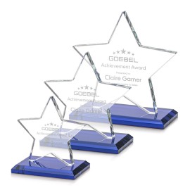 Personalized Sudbury Star Award - Blue
