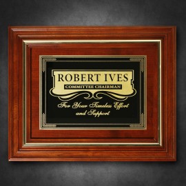 Personalized Americana Plaque 15-3/4" x 12-3/4" with Wood Insert