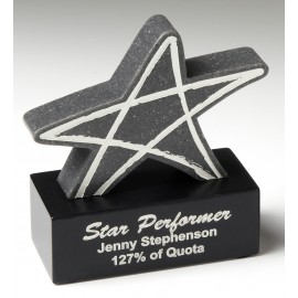 Top Star Desk Award with Logo  Top Star Desk Award with Logo