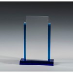 9" Pure Crystal Award Logo Imprinted