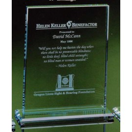 Custom Crystal Rectangle Award (8"x10")